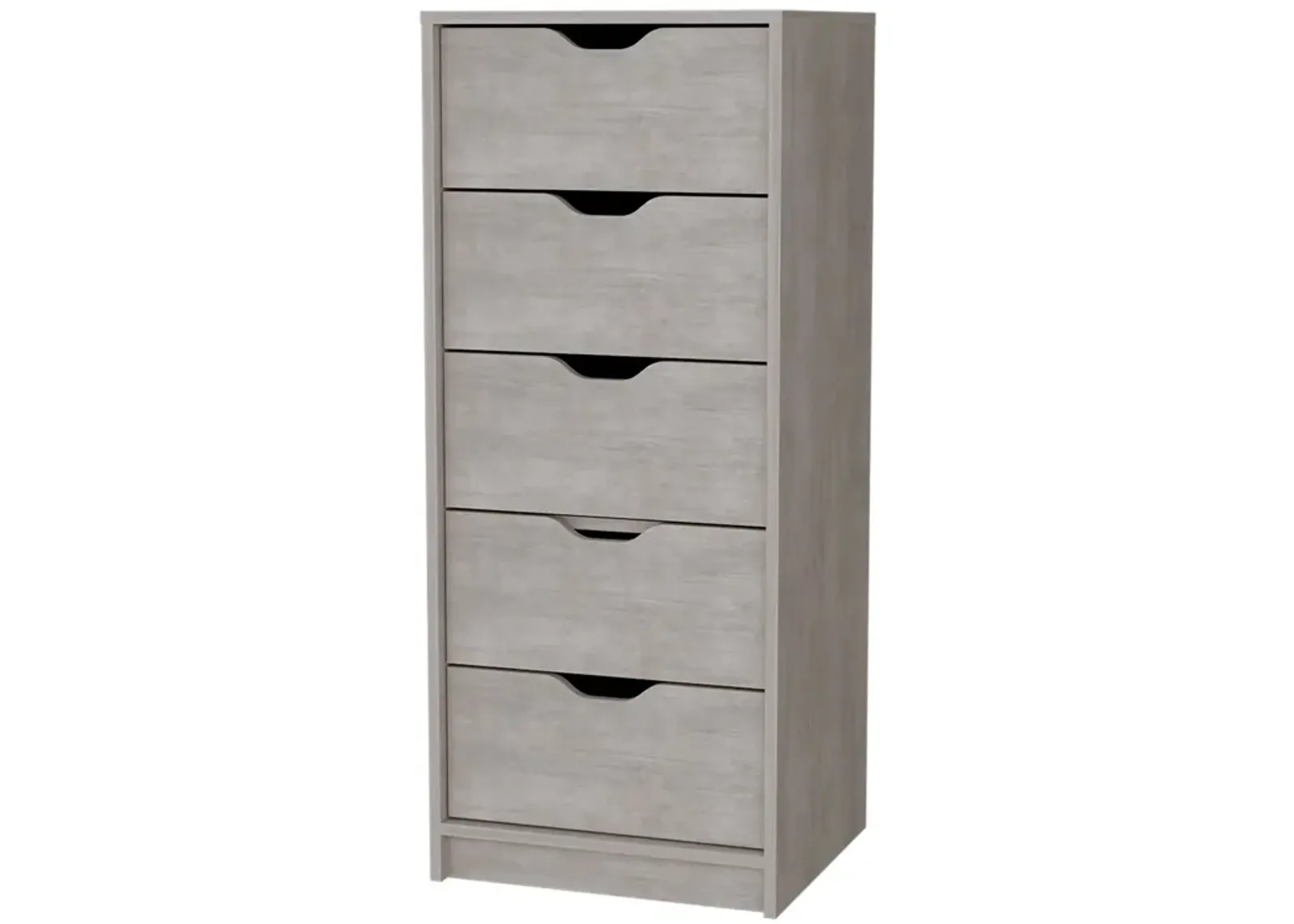 Five Drawer Standard Chest - Oak