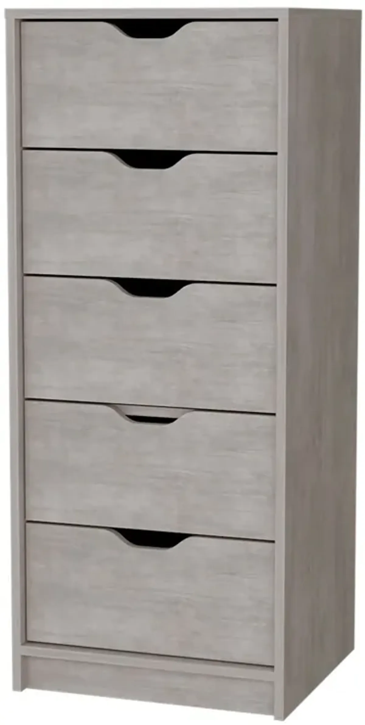 Five Drawer Standard Chest - Oak