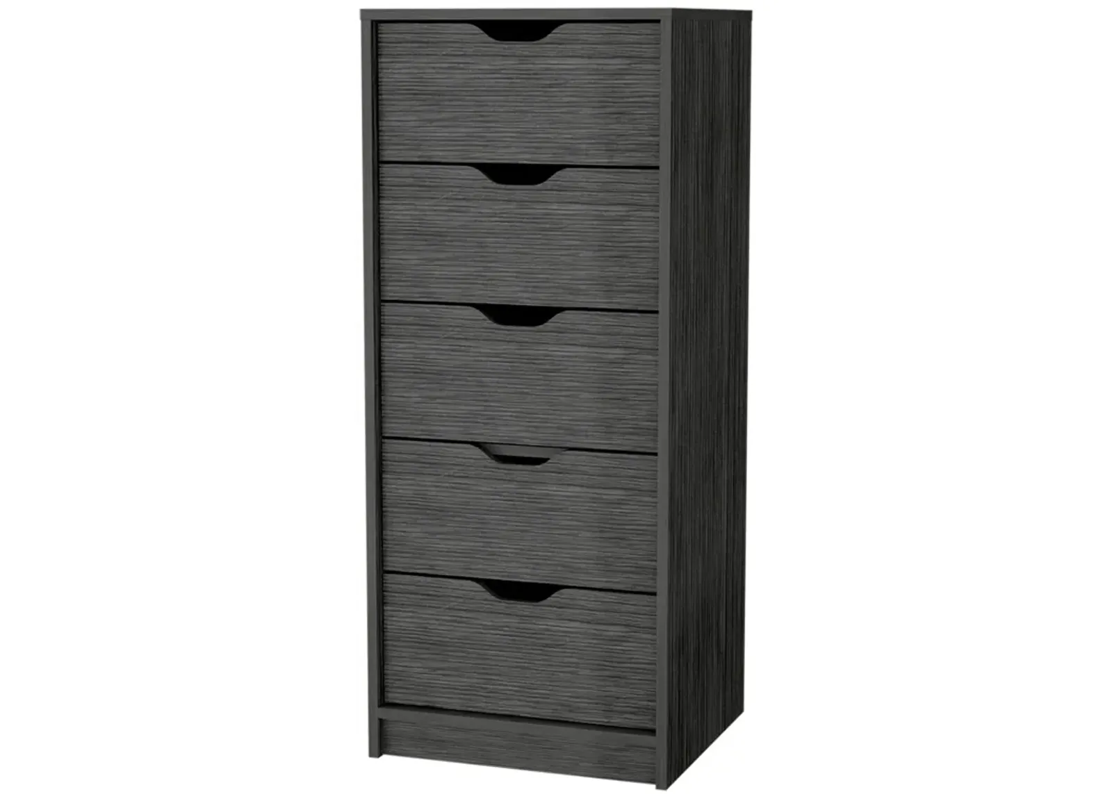 Five Drawer Standard Chest - Gray