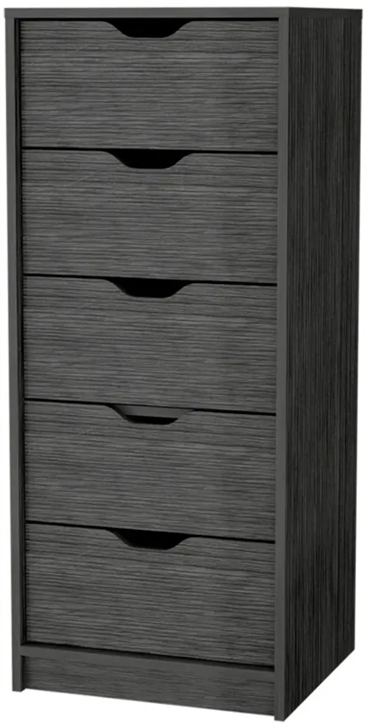 Five Drawer Standard Chest - Gray