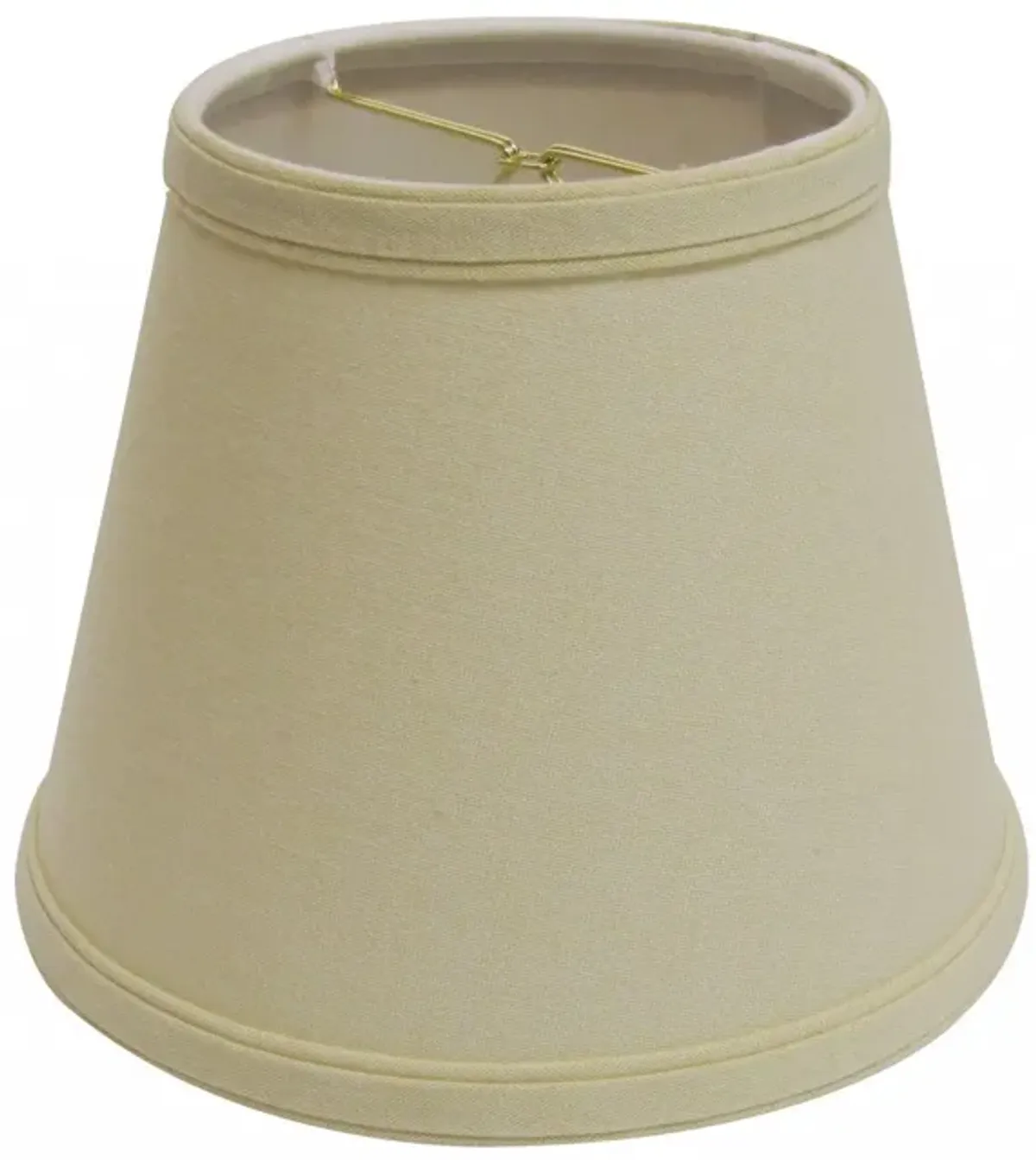 Parchment Empire Hardback Slanted Linen Lampshade - Biege