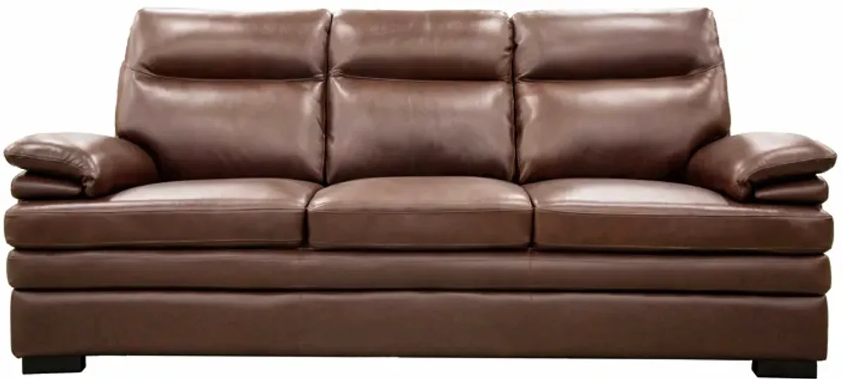 3 Piece Living Room Set in Top-Grain Leather Match PVC