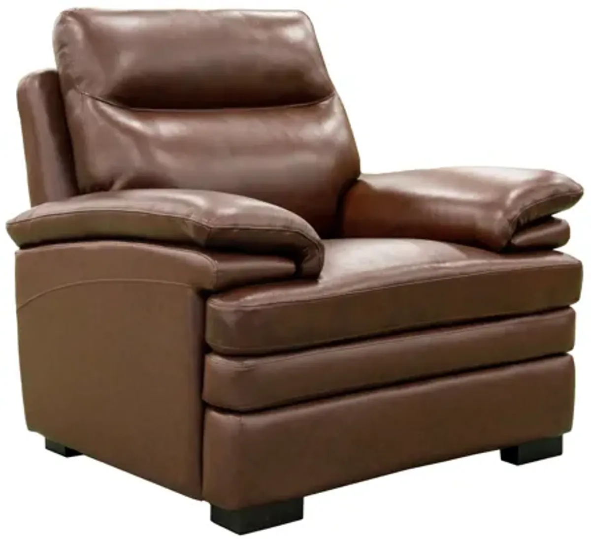 3 Piece Living Room Set in Top-Grain Leather Match PVC