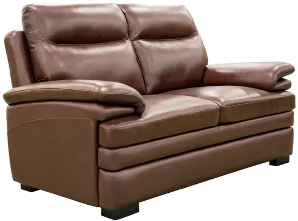 3 Piece Living Room Set in Top-Grain Leather Match PVC