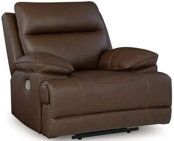 Vonryan - Power Recliner / Adj Headrest - Tobacco
