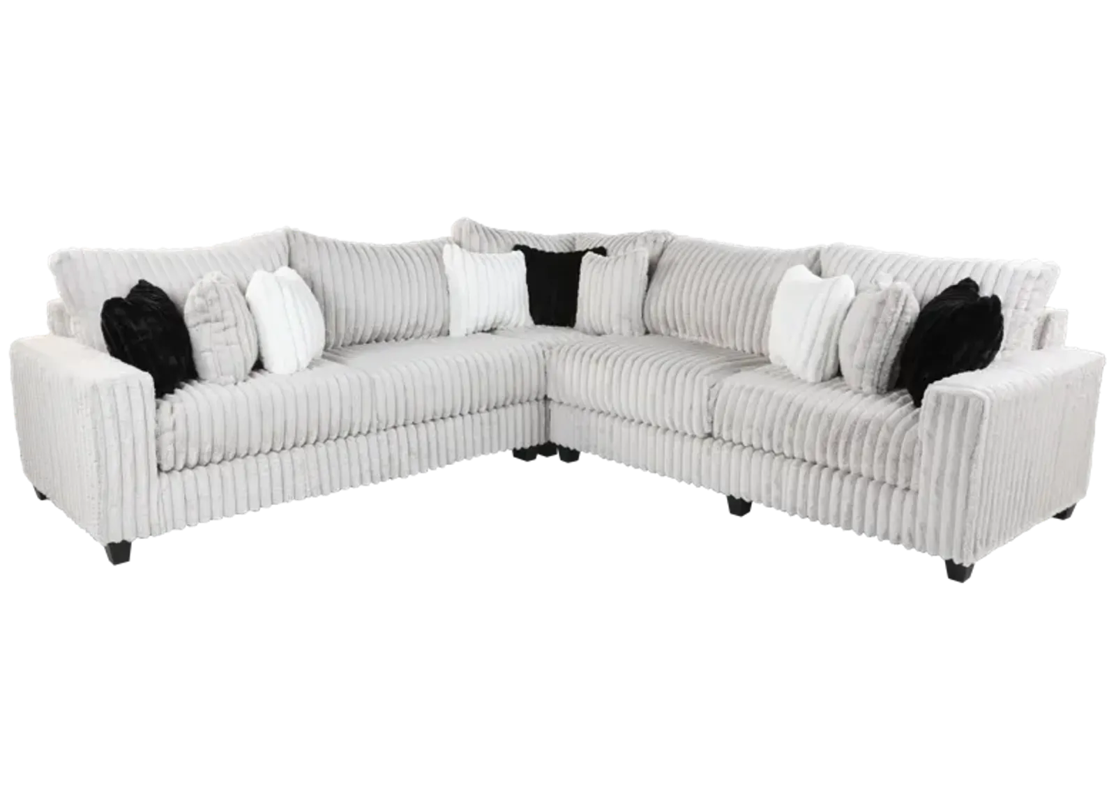 3 Piece Sectional - Grey