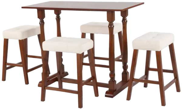 5 Piece Counter Height Dining Room Set
