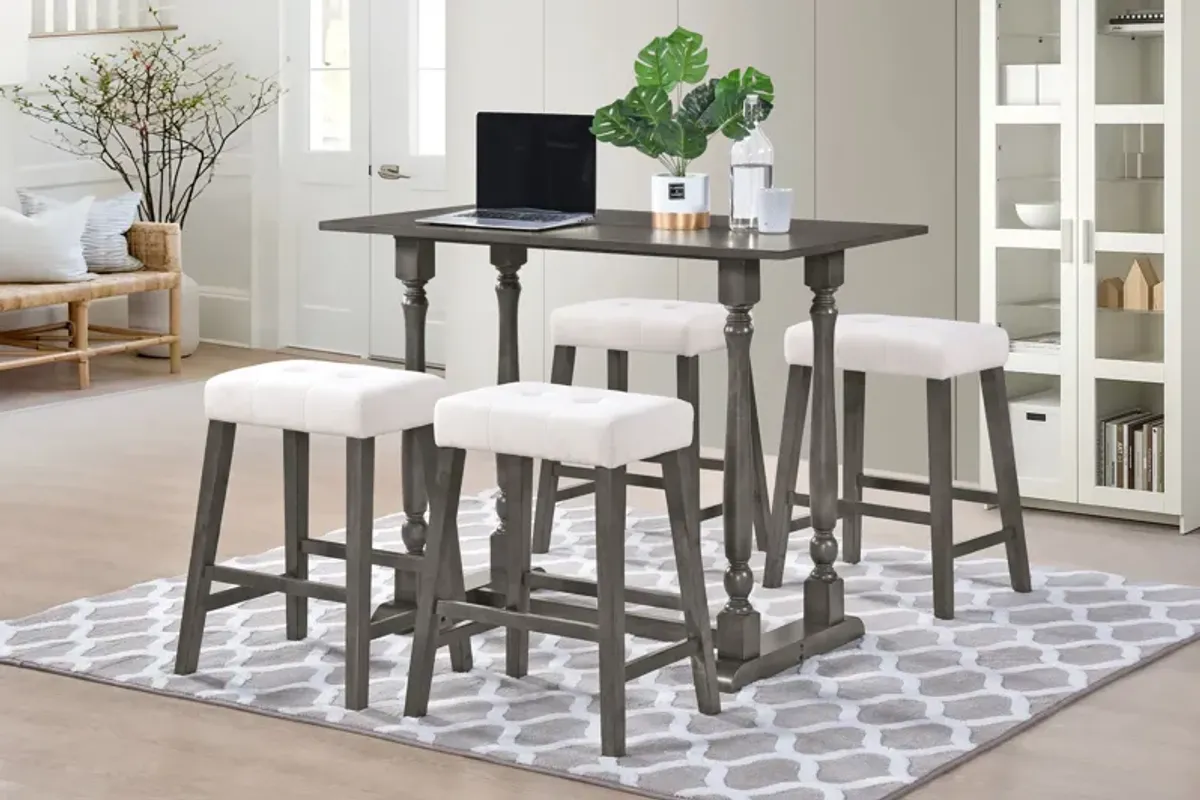 5 Piece Counter Height Dining Room Set