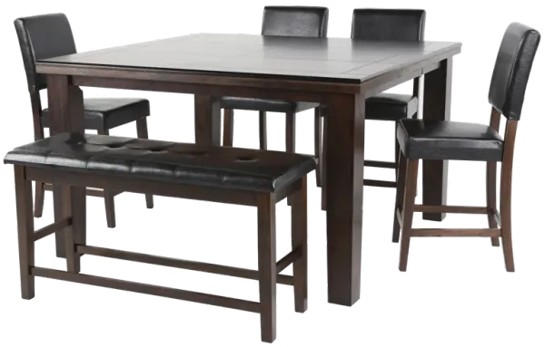 6 Piece Pub Dining Room Set