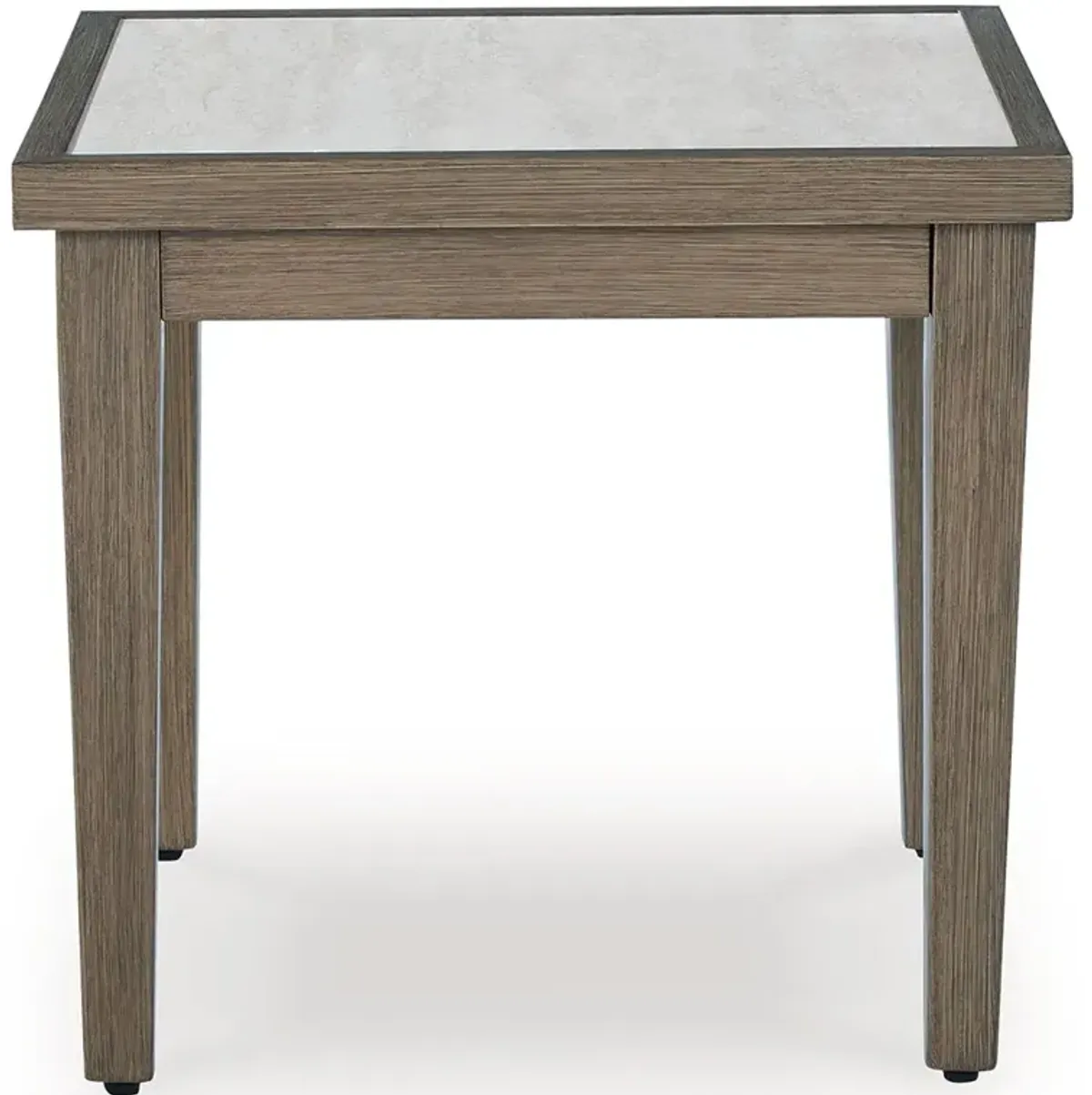 Rainier Ranch - Square End Table - Brown / Beige