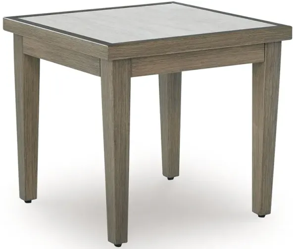 Rainier Ranch - Square End Table - Brown / Beige