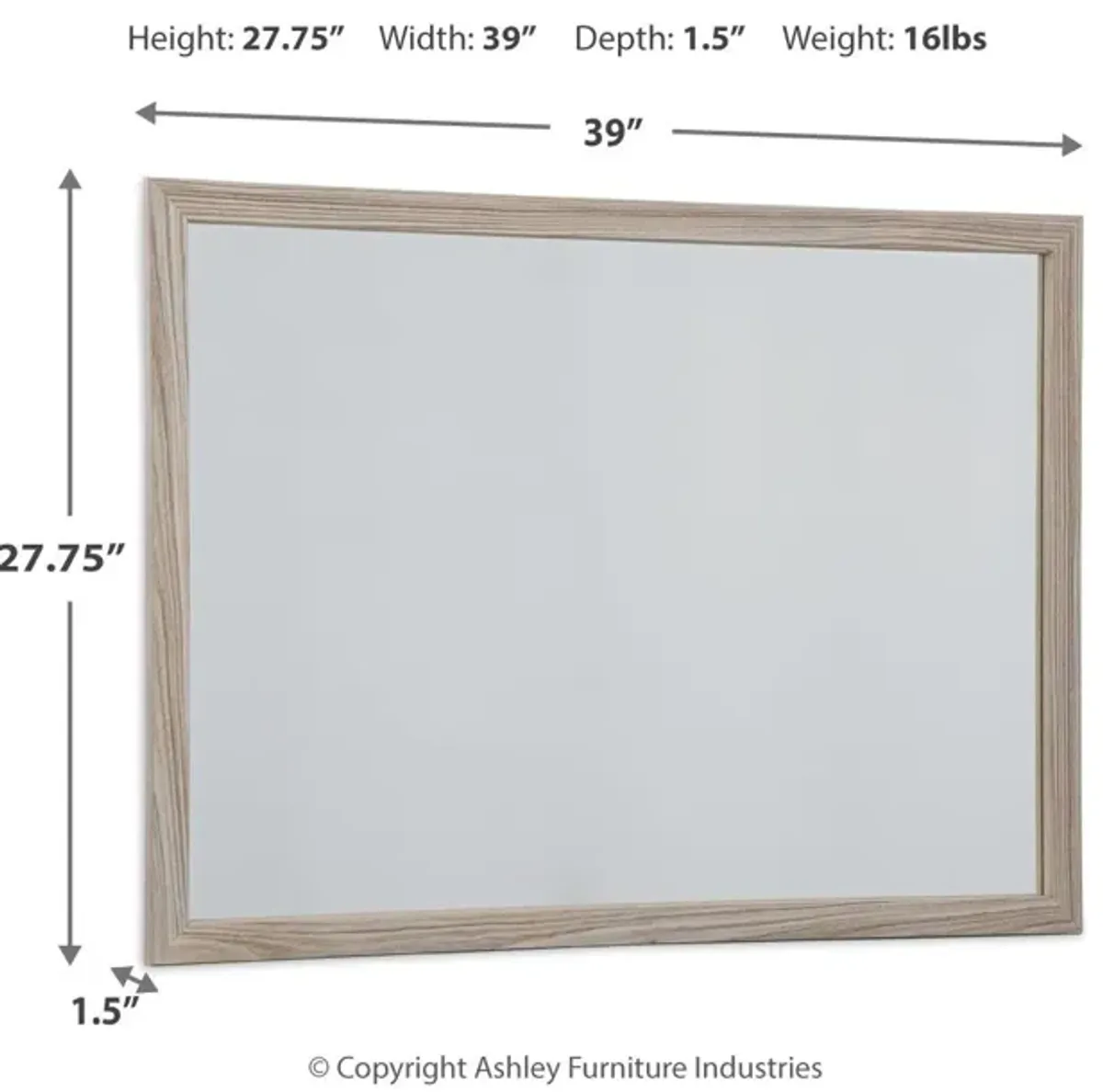 Hasbrick - Tan - Bedroom Mirror