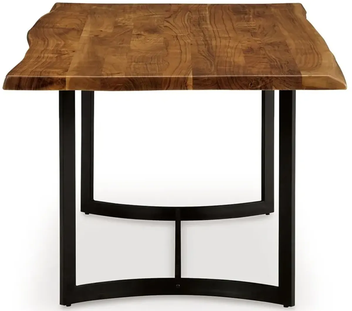 Fortmaine - Brown / Black - Rectangular Dining Room Table