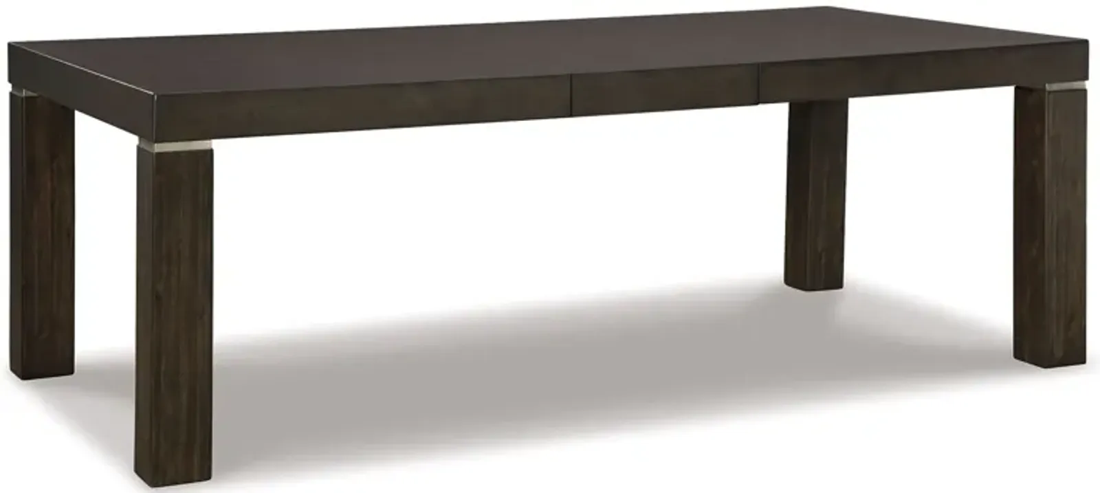 Hyndell - Dark Brown - Rectangular Dining Room Extension Table