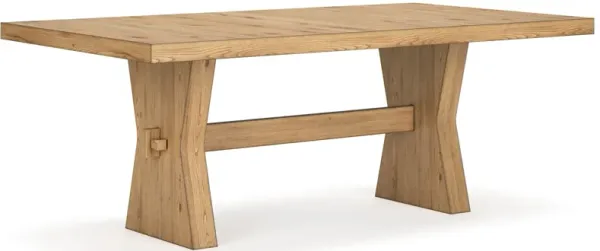 Galliden - Rectangular Dining Room Table - Light Brown