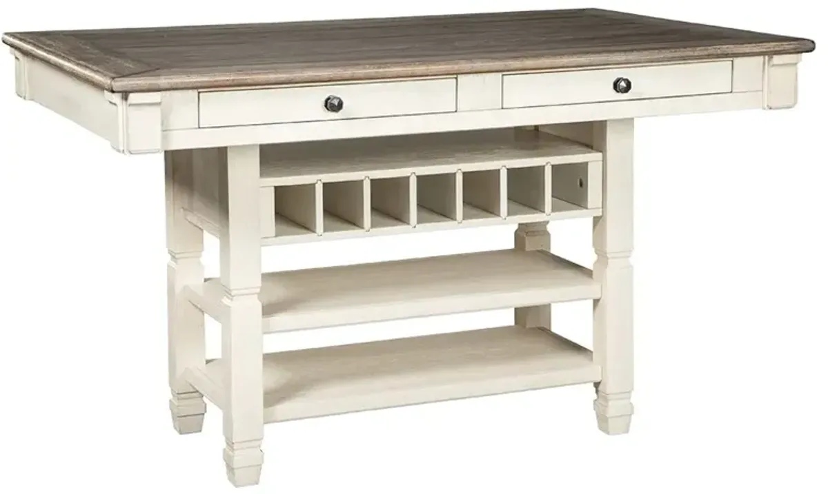 Bolanburg - Beige - Rectangular Dining Room Counter Table