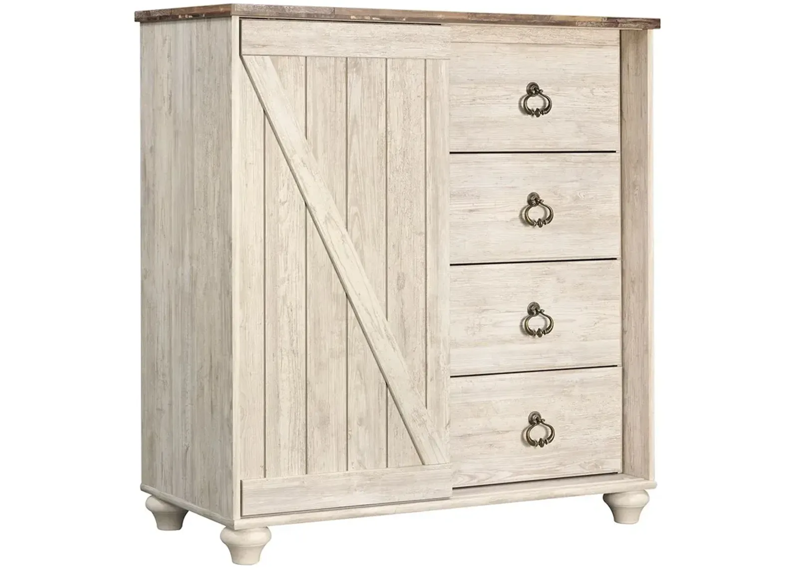 Willowton - Whitewash - Dressing Chest