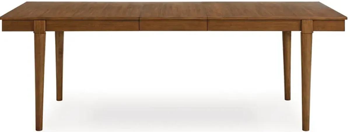 Lyncott - Rectangular Dining Room Extension Table - Brown