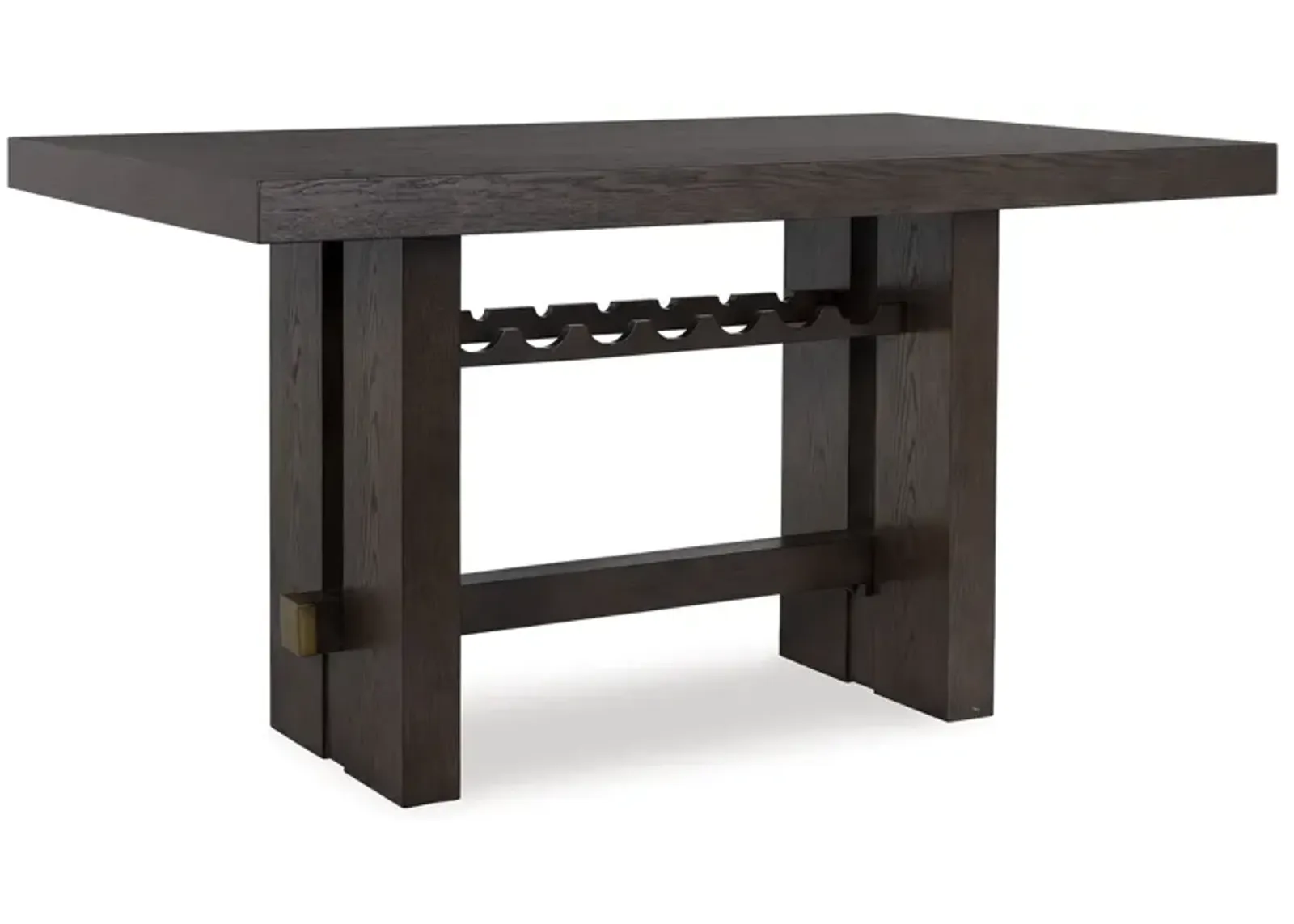 Burkhaus - Dark Brown - Rectangular Dining Room Counter Table