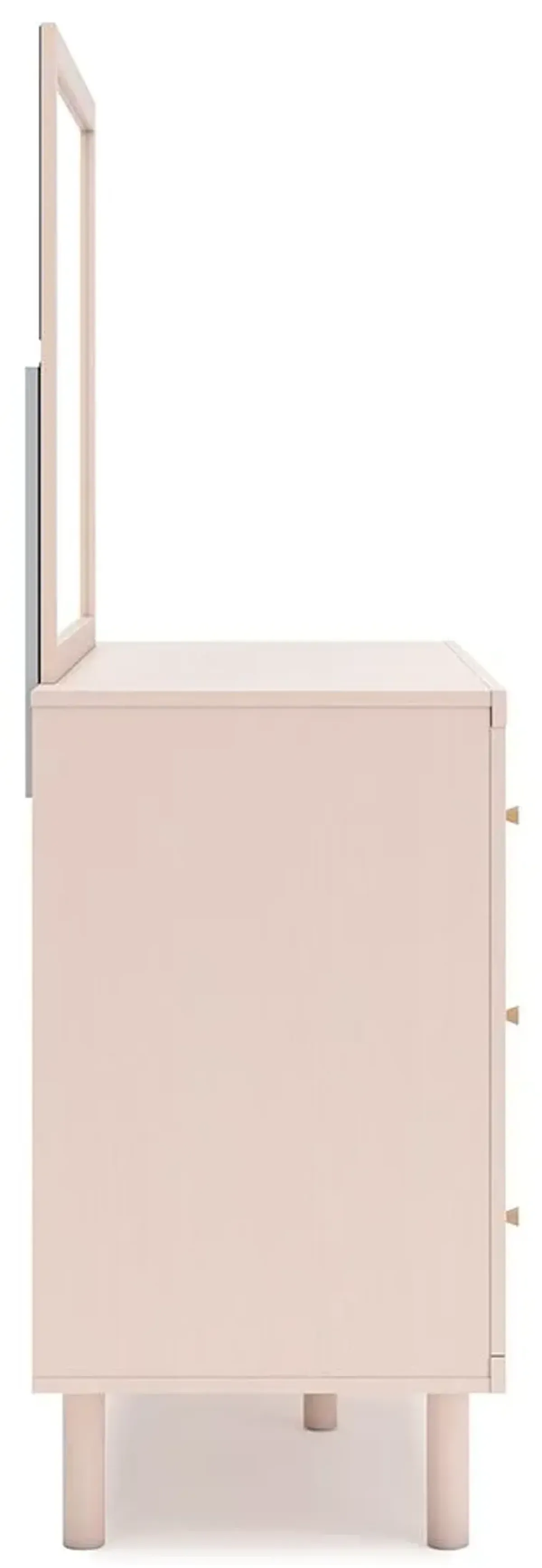 Wistenpine - Blush - Dresser And Mirror