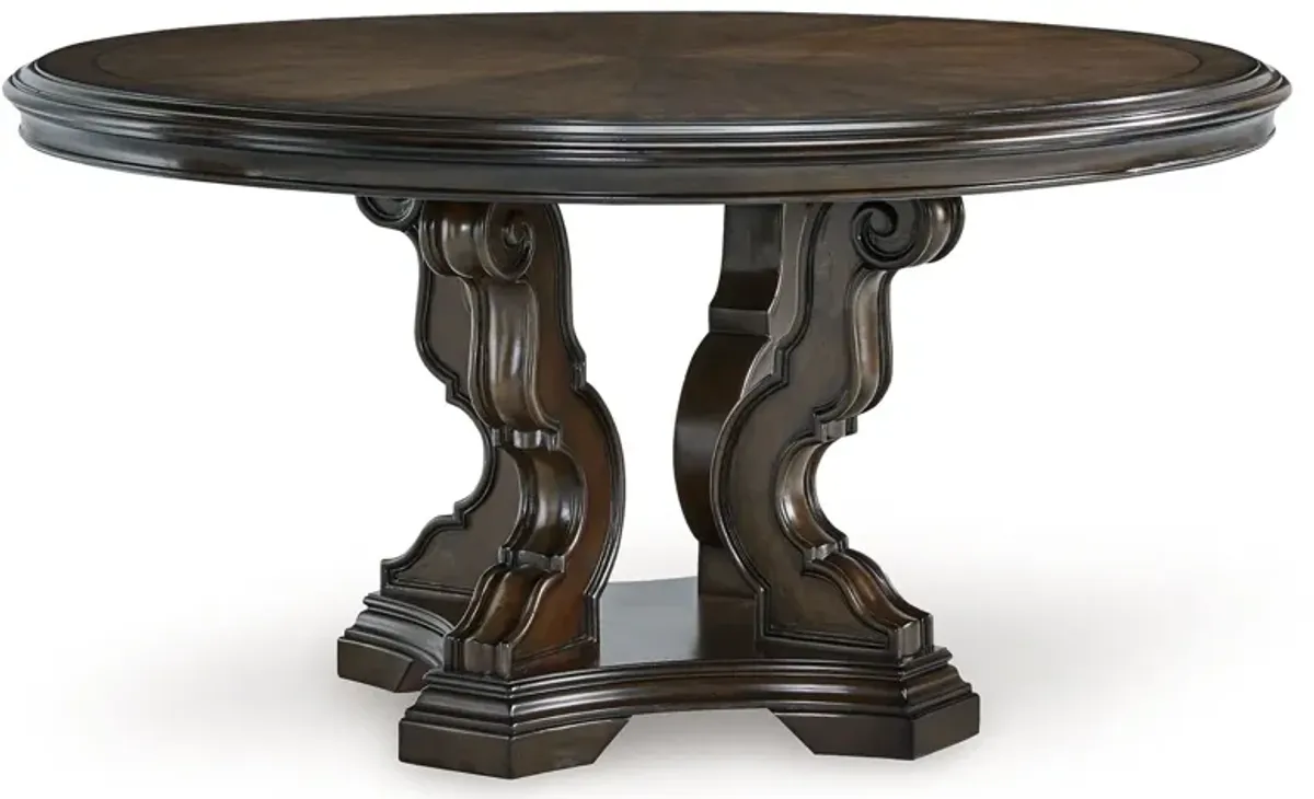 Maylee - Dark Brown - Dining Table