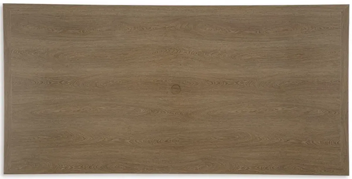 Serene Bay - Dark Brown - Rectangular Dining Table With Umbrella Option
