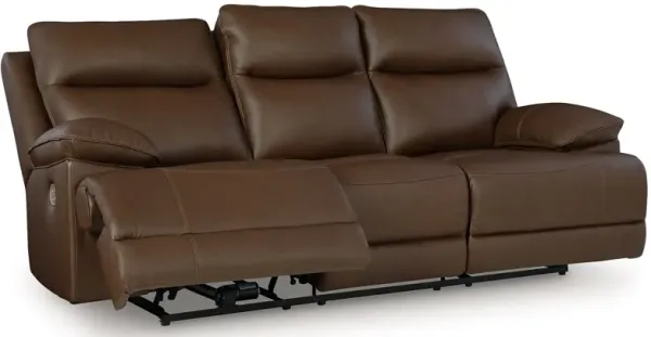 Vonryan - Tobacco - Power Reclining Sofa With Adj Headrest