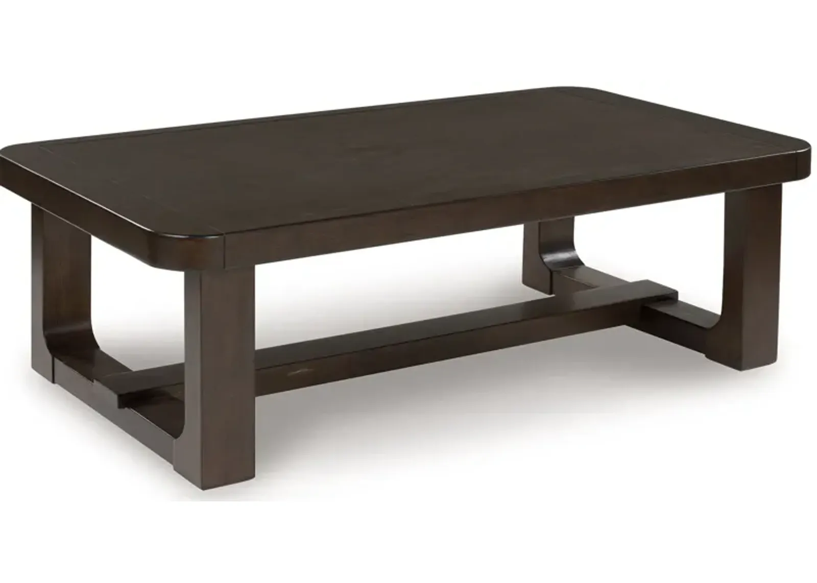 Breckington - Dark Brown - Rectangular Cocktail Table