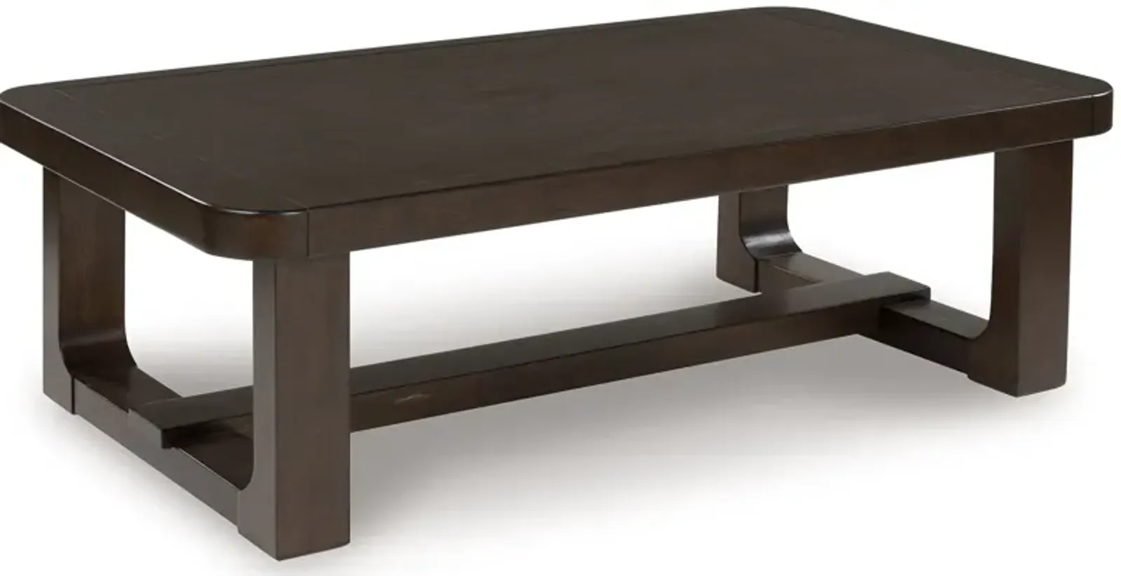 Breckington - Dark Brown - Rectangular Cocktail Table