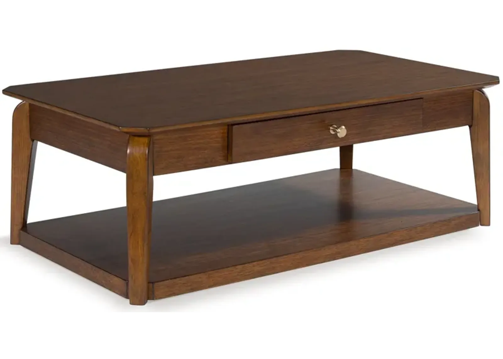 Trenmour - Medium Brown - Rectangular Cocktail Table