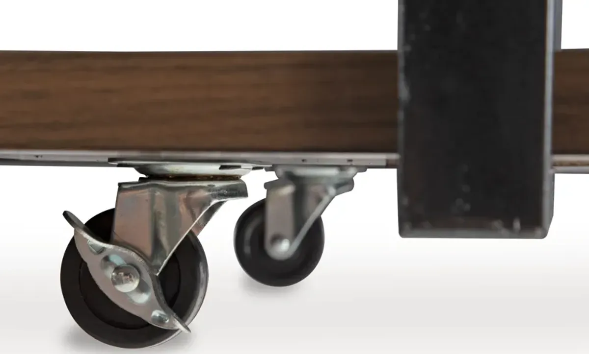 Trindwick - Occasional Table Set (Set of 3) - Brown / Gun Metal