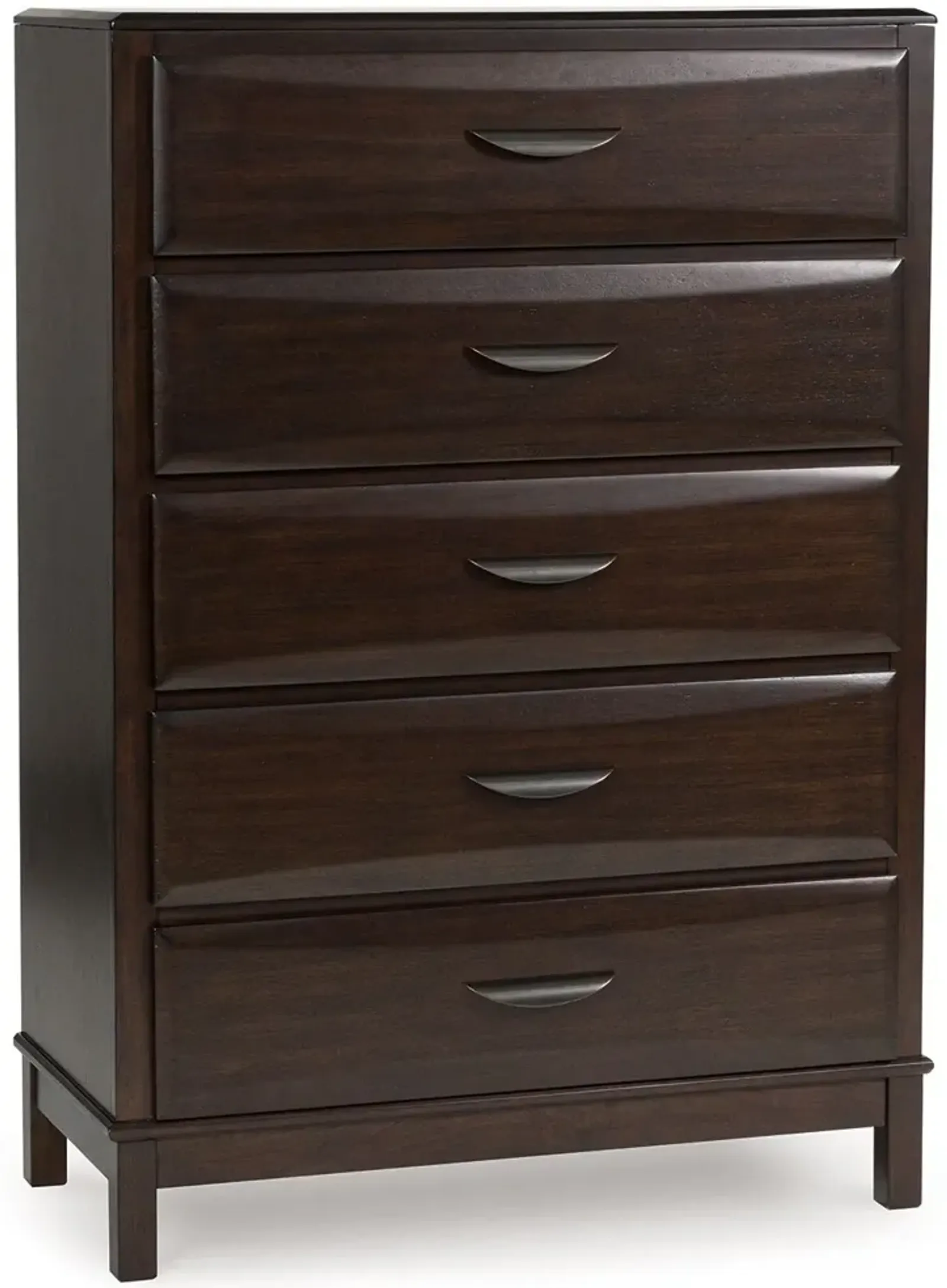 Vanmore - Dark Brown - Five Drawer Chest