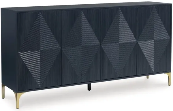 Loirwick - Dark Blue - Accent Cabinet