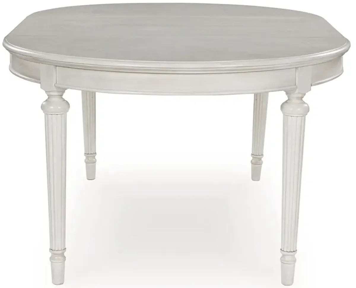 Montelaine - Antique White - Oval Dining Room Extension Table