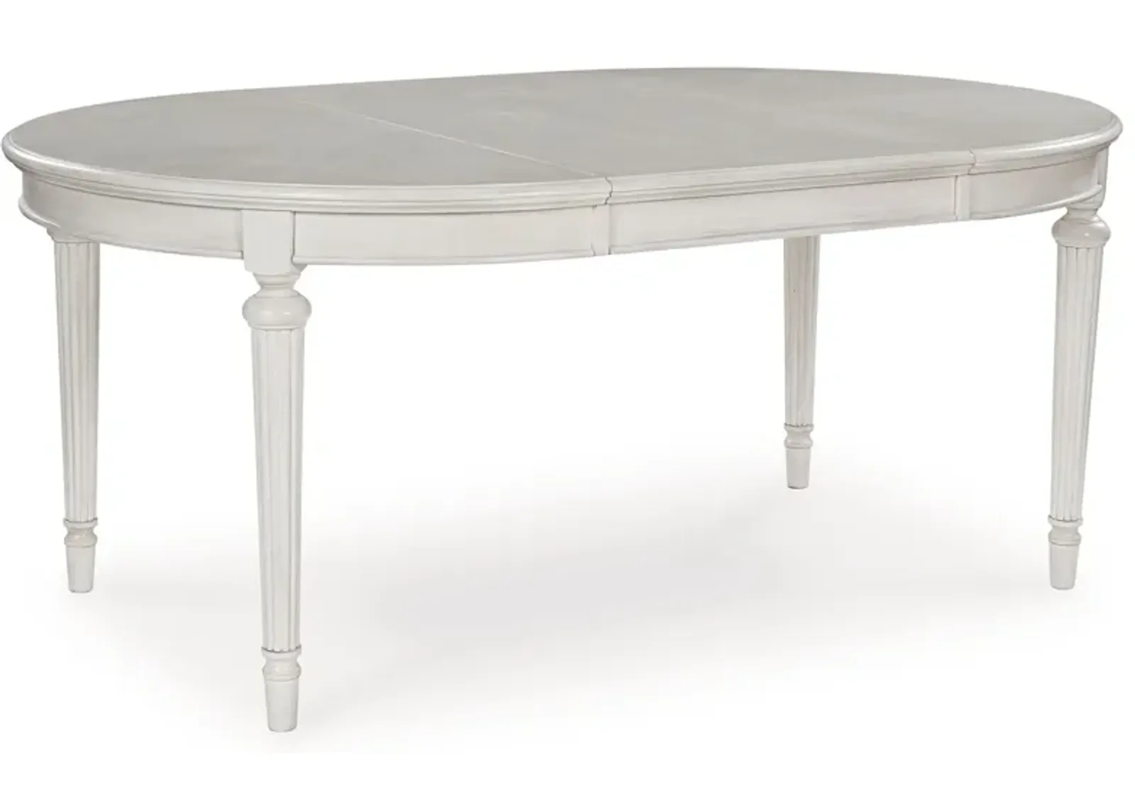 Montelaine - Antique White - Oval Dining Room Extension Table