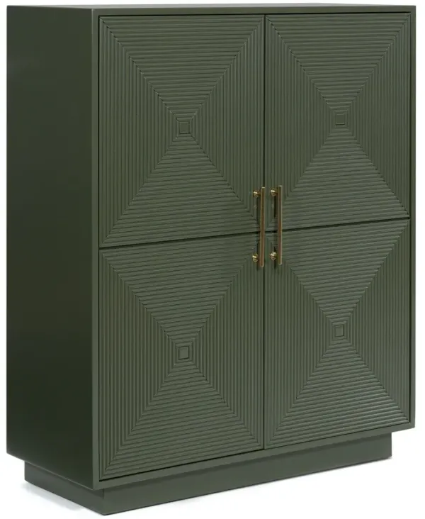 Geirwood - Accent Cabinet - Dark Green