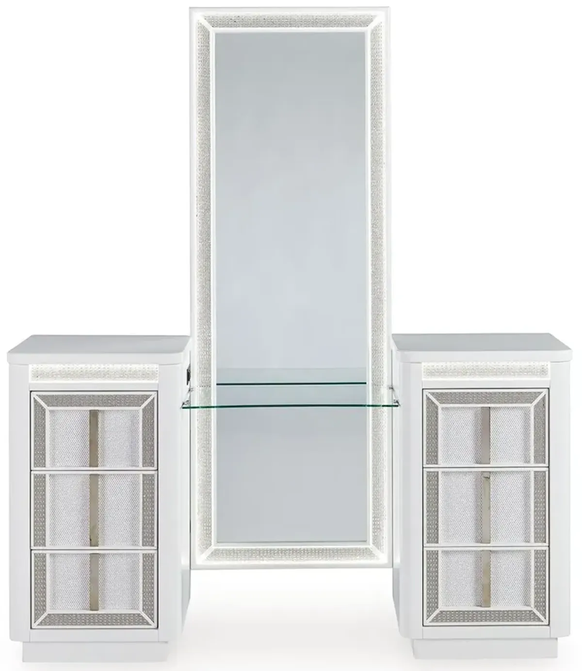 Chalanna - White - Vanity With Mirror