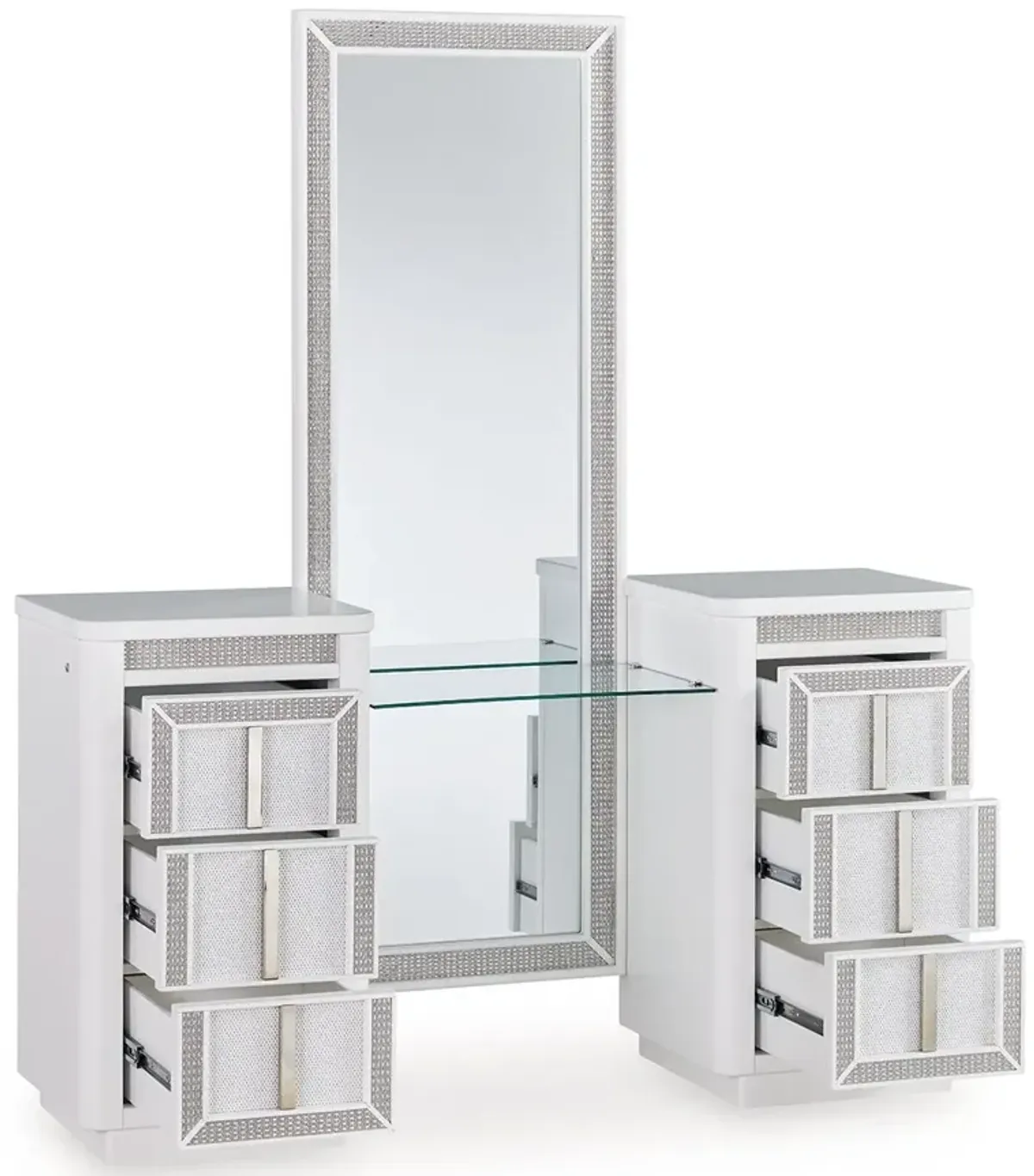 Chalanna - White - Vanity With Mirror