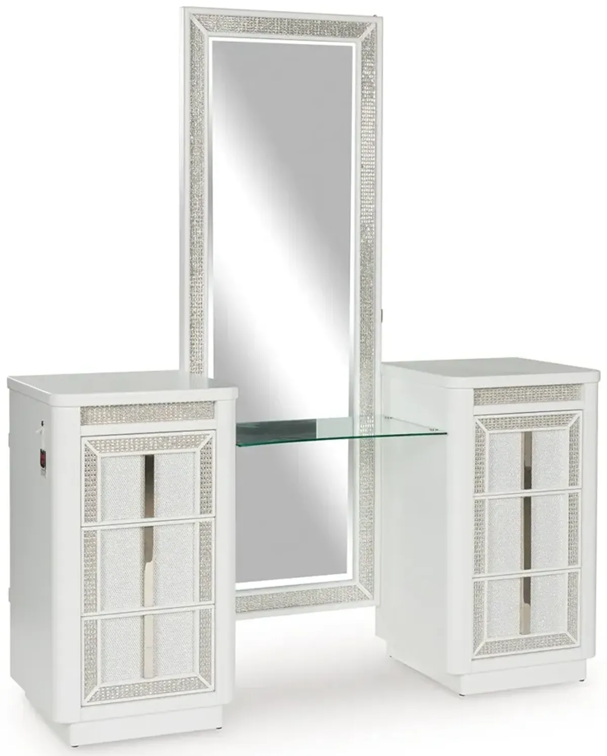 Chalanna - White - Vanity With Mirror