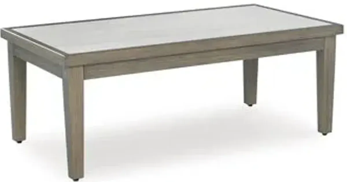 Rainier Ranch - Brown / Beige - Rectangular Cocktail Table