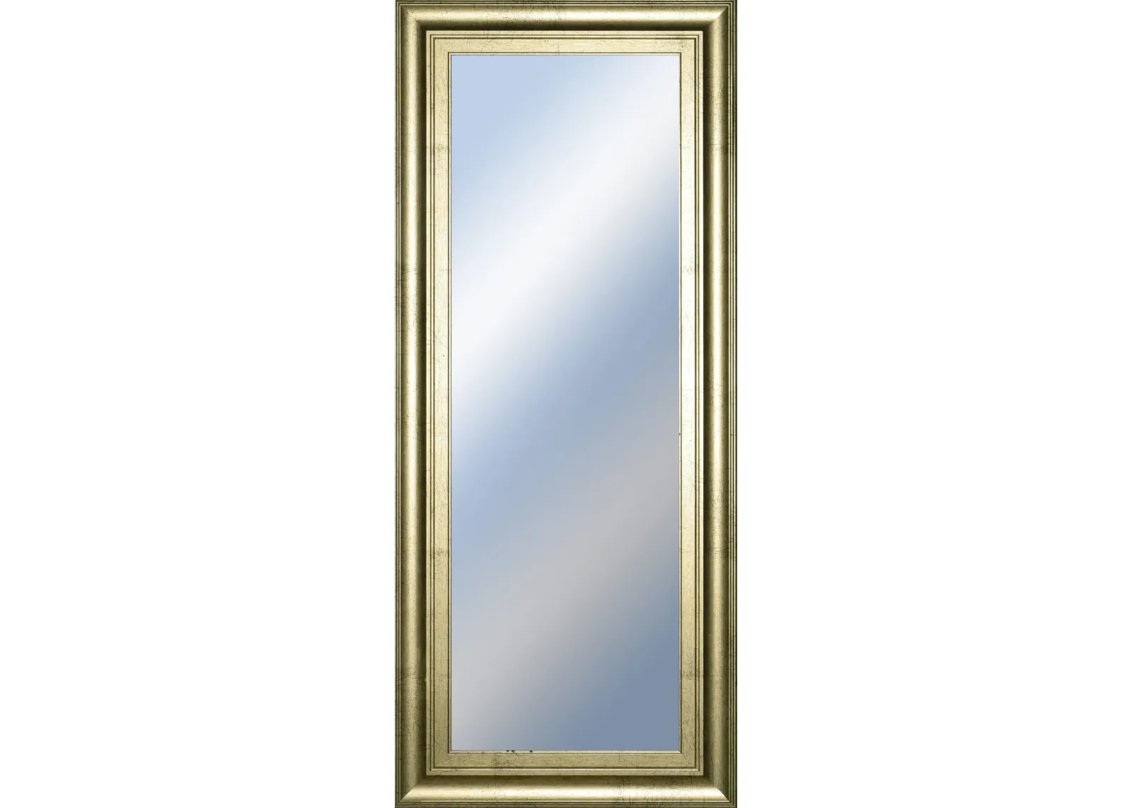 18x42 Decorative Framed Wall Mirror By Classy Art Promotional Mirror Frame #40 - Yellow