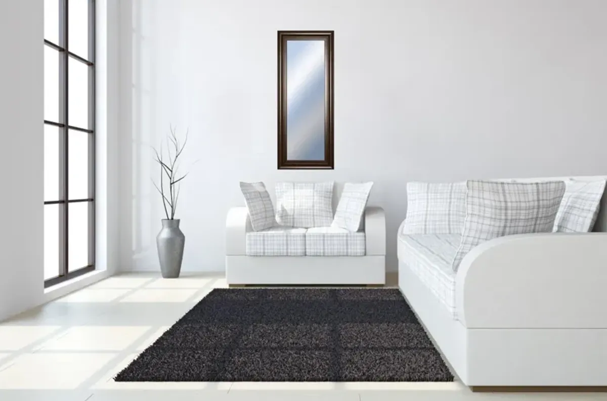 18x42 Decorative Framed Wall Mirror By Classy Art Promotional Mirror Frame #34 - Dark Brown