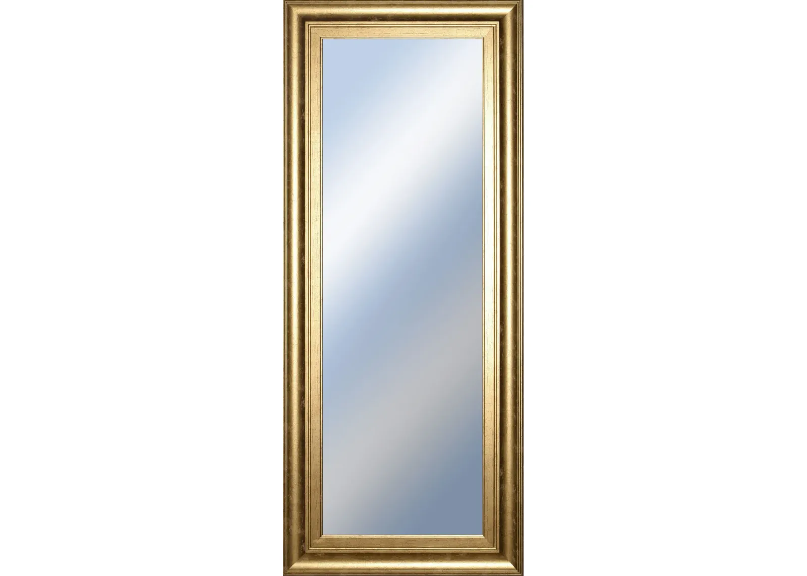 18x42 Decorative Framed Wall Mirror By Classy Art Promotional Mirror Frame #39 - Yellow