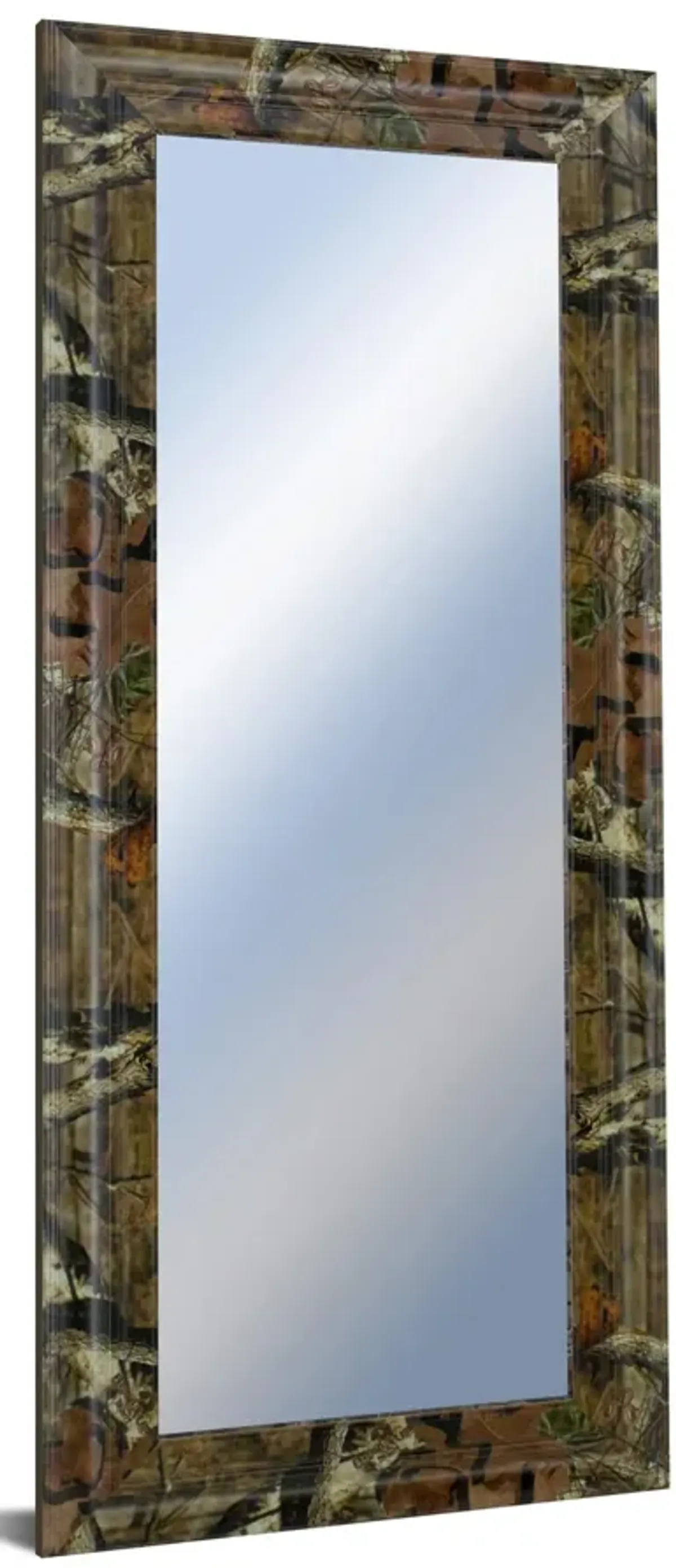 18x42 Decorative Framed Wall Mirror By Classy Art Promotional Mirror Frame #43 - Dark Brown