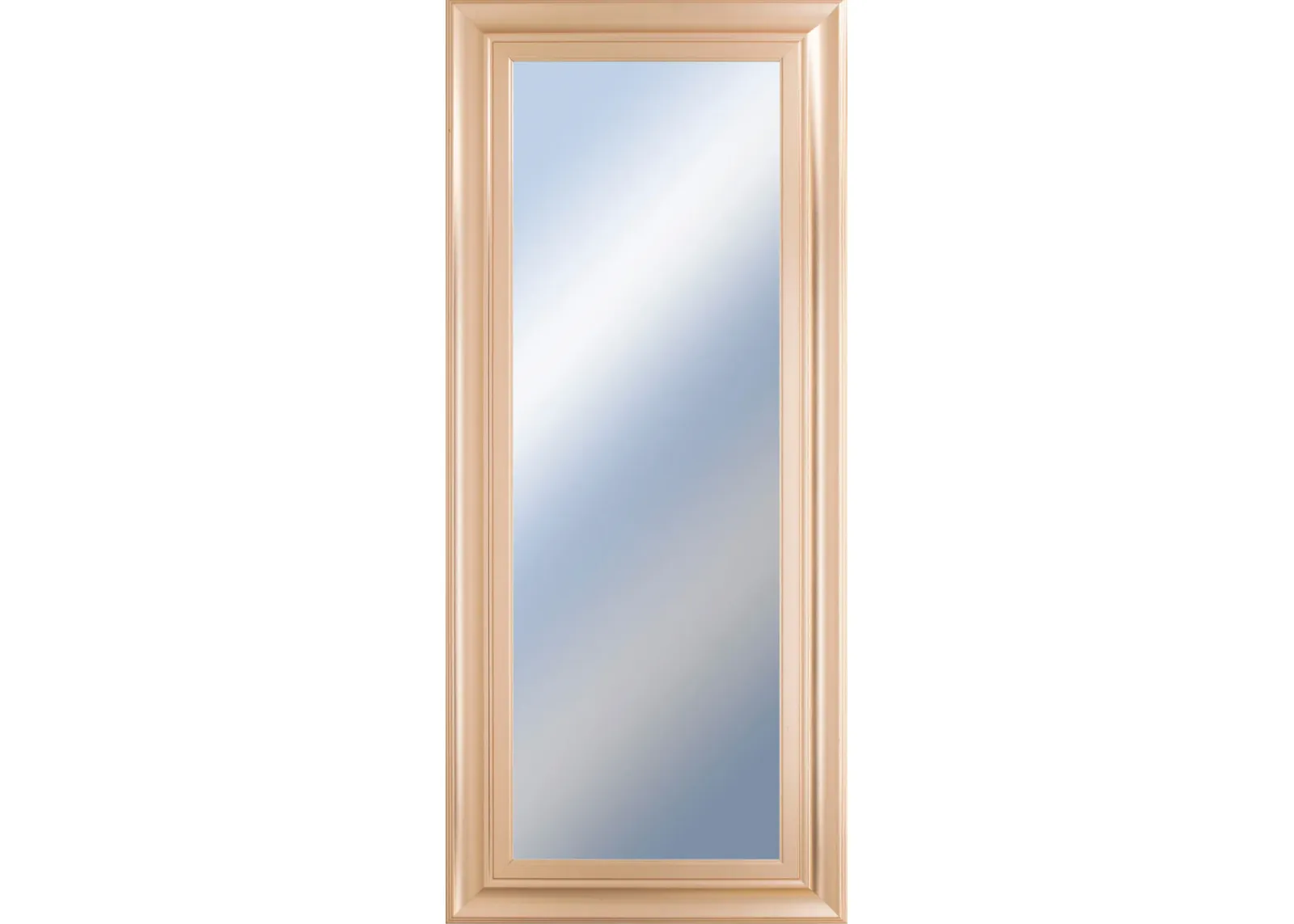 18x42 Decorative Framed Wall Mirror By Classy Art Promotional Mirror Frame #45 - Beige