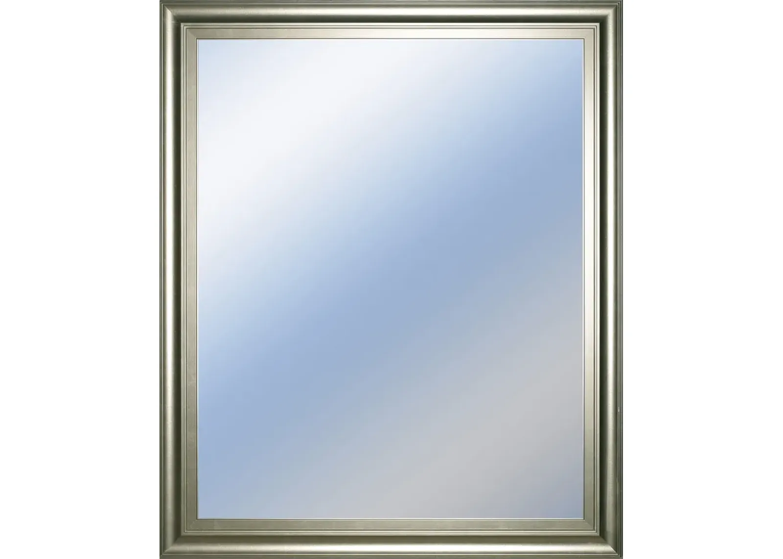 34x40 Decorative Framed Wall Mirror By Classy Art Promotional Mirror Frame #42 - Pearl Silver