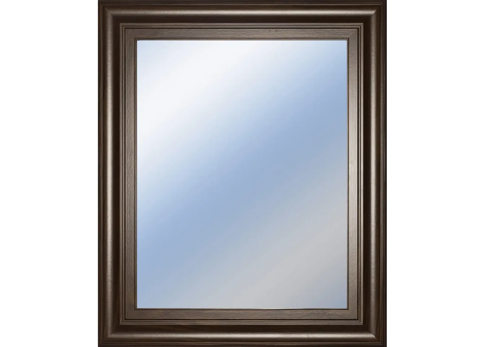 22x26 Decorative Framed Wall Mirror By Classy Art Promotional Mirror Frame #34 - Dark Brown