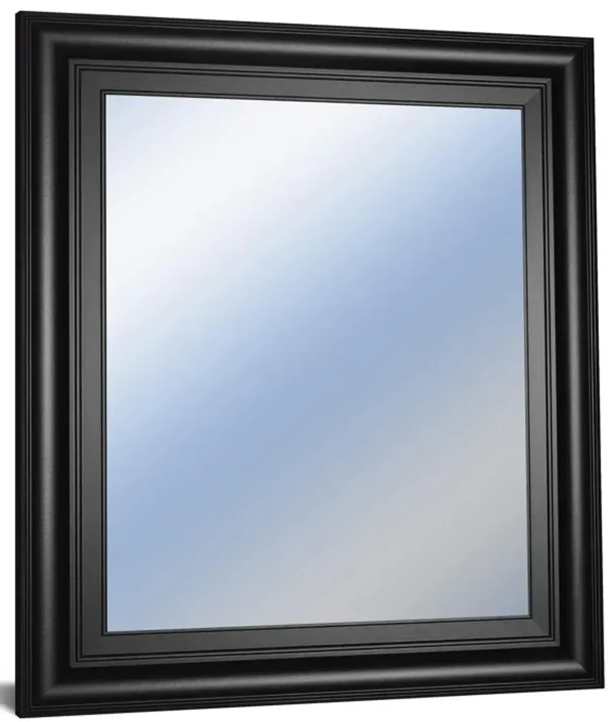 22x26 Decorative Framed Wall Mirror By Classy Art Promotional Mirror Frame #37 - Black