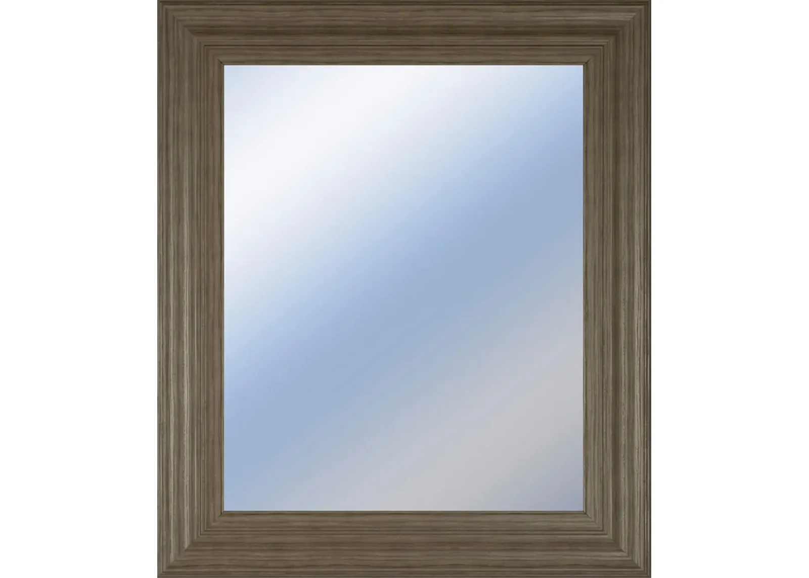 22x26 Decorative Framed Wall Mirror By Classy Art Promotional Mirror Frame #44 - Dark Brown