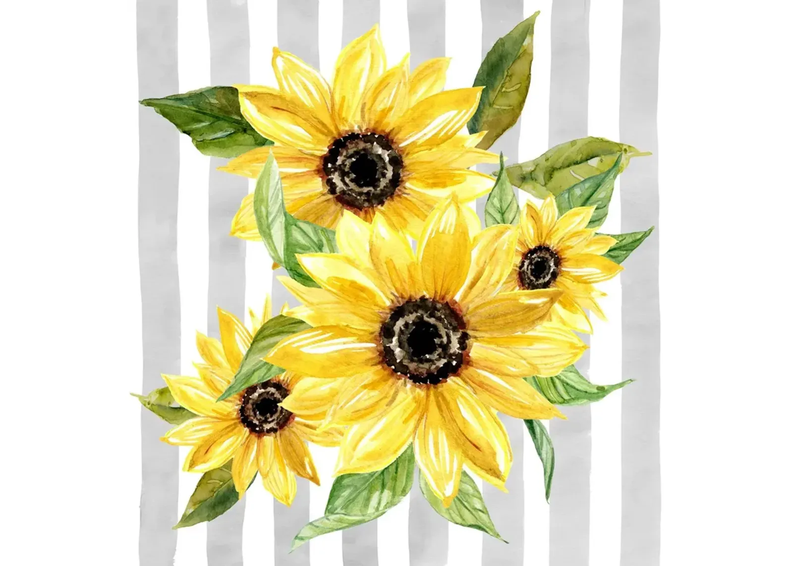 Sunflower Array I By Carol Robinson - Yellow